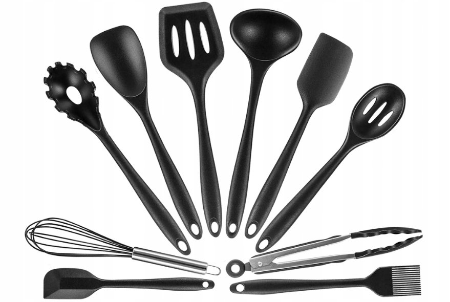 Zestaw przyborów kuchennych silikonowych